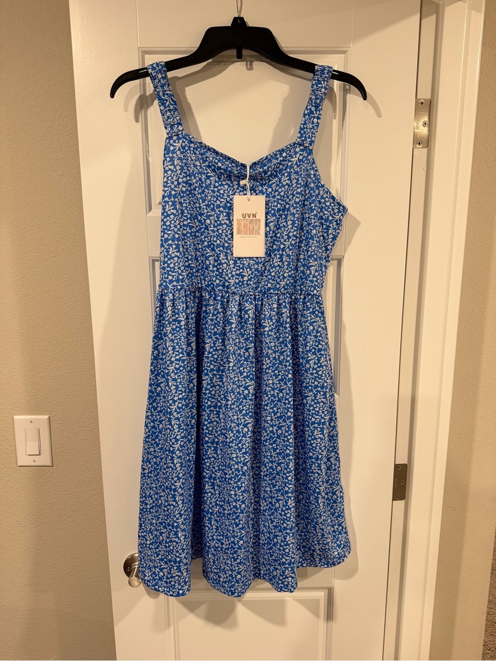 Blue Floral Women’s Sundress